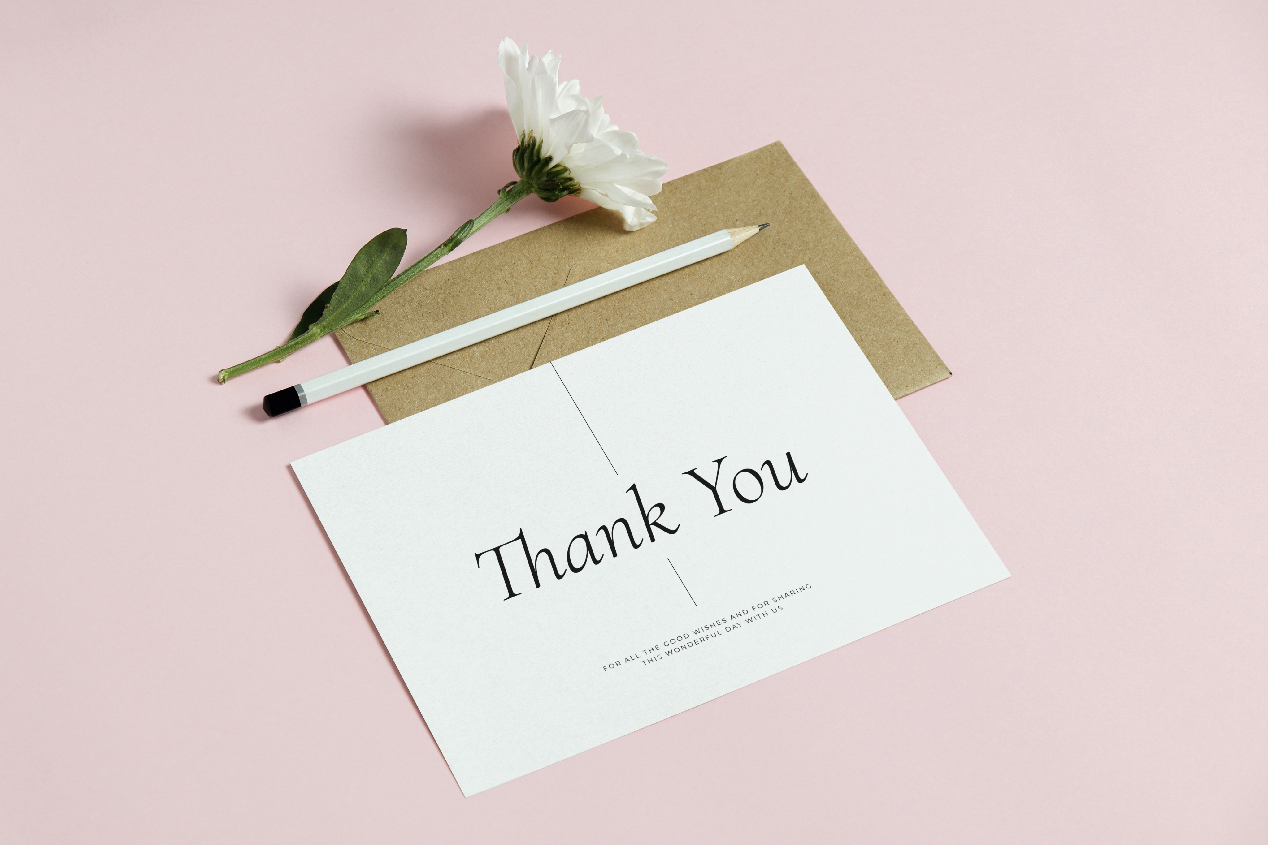 Thank You Note Design – Digital Calligraphy