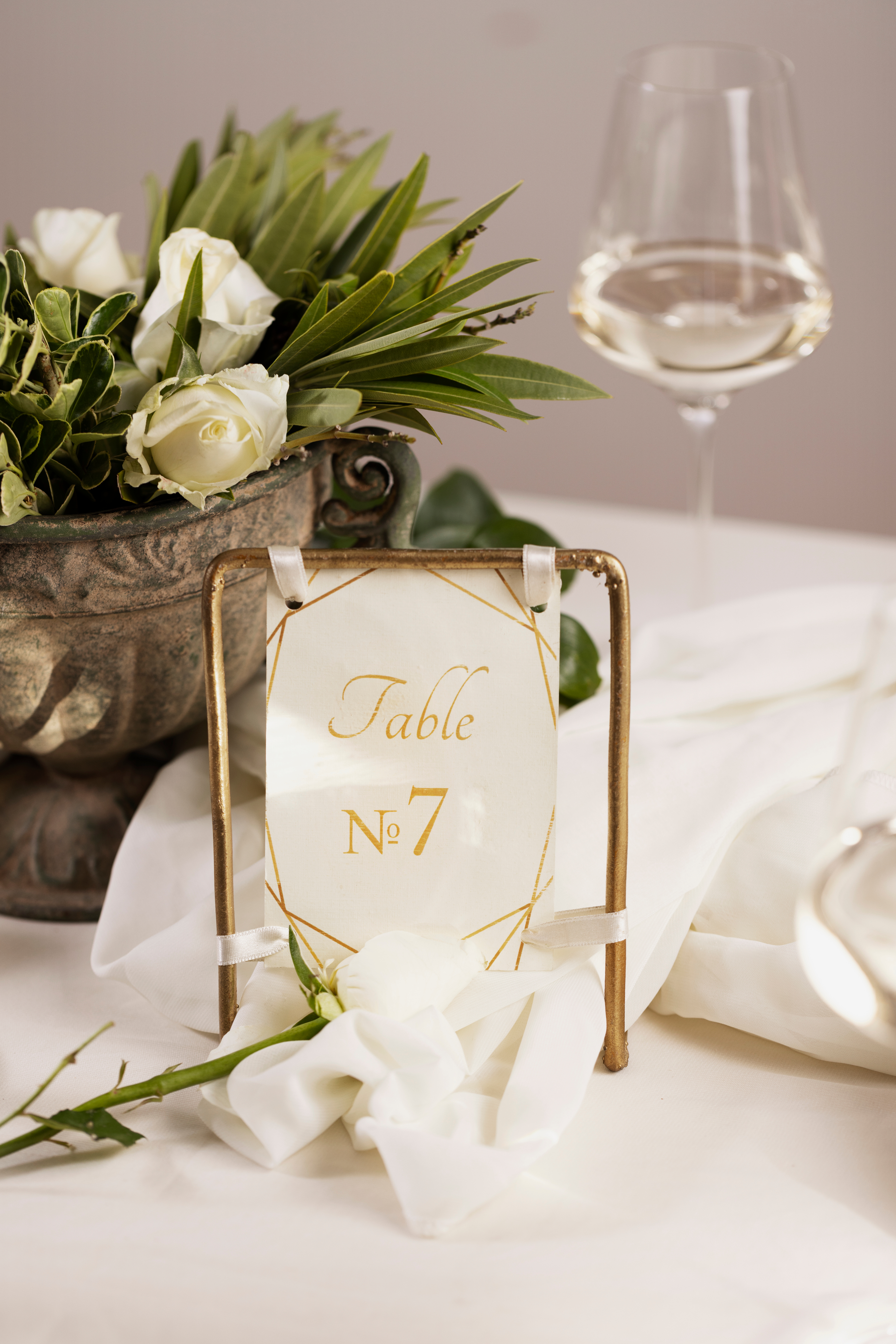 Place Cards & Table Numbers - Digital Calligprahy